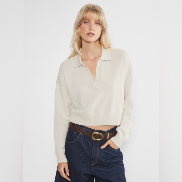 Aritzia Sweaters - Aritzia wilfred polo sweater